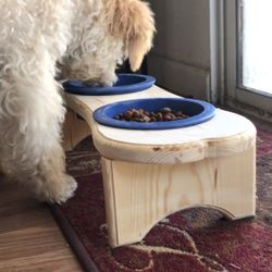 Dog/Cat Bowl Stand Homemade