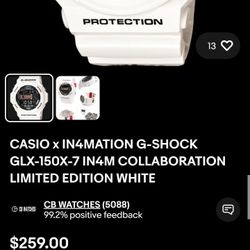 G Shock Limited Edition CASIO x IN4MATION