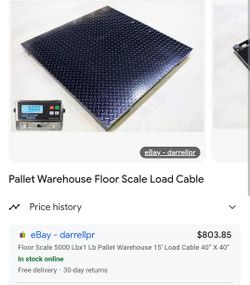 PALLET WAREHOUSE SCALE