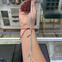 Sterling Silver Cuban Link Bracelet 