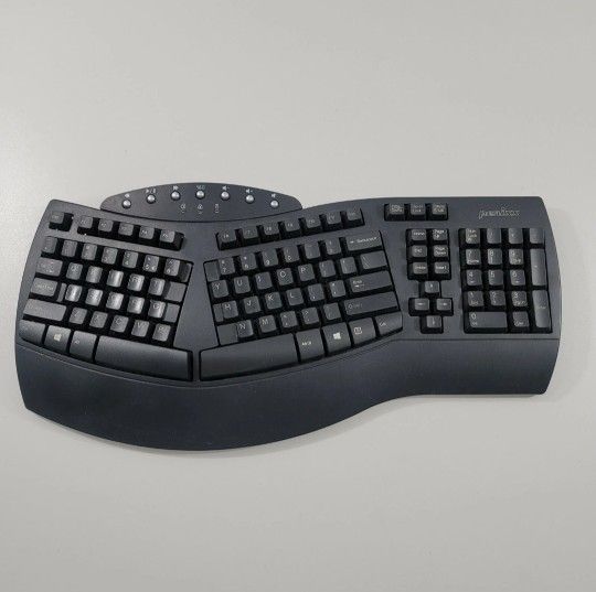 Perixx PERIBOARD-612 Wireless Dual Mode Ergonomic Split Keyboard & USB Receiver