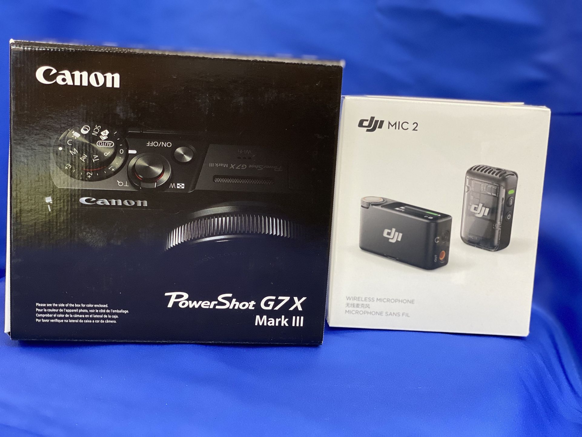 Canon G7X III + Dji Mic 2