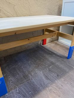 IKEA SANSAD Adjustable Height Pine Children's table (3 heights