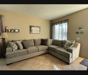 Amazing and comfortable sectional couch with deep seating from Jerome’s