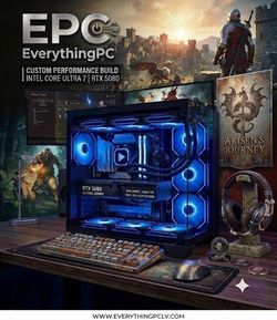 RTX 5080 Custom Powerhouse PC | Built for Gaming, Streaming & Heavy Workloads | Flexible Financing with $0 Down Options