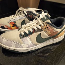 Nike dunks low camo