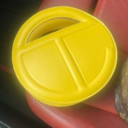 Yellow Telfar Circle Bag