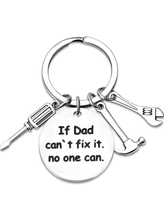 If Dad Can't Fix It No One Can Keychain