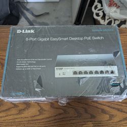 D-Link 8 Port Gigabit Easysmart Desktop Poe Switch