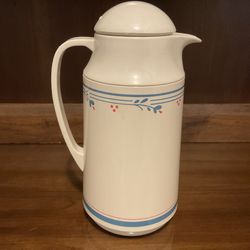INSULATED CARAFE 'Country Violets' By Corning Ware