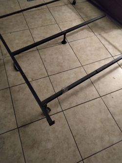 $80 Adjustable Queen size metal frame