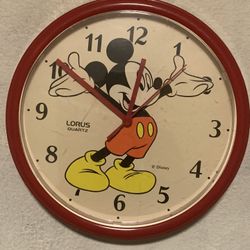 Vintage Lotus Quartz Disney Japan Clock