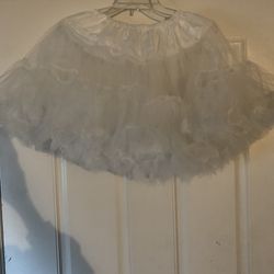 Sexy Tutu Skirt For Madona, Sexy Bride, Or 80s Style Halloween Costume 