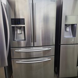 refrigerator SAMSUNG STAINLEES STEEL WITH WARRANTY 