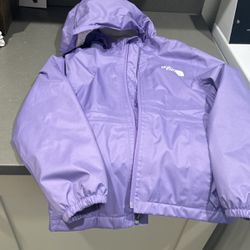 Girls The North Face Antora rain Jacket Size Xs
