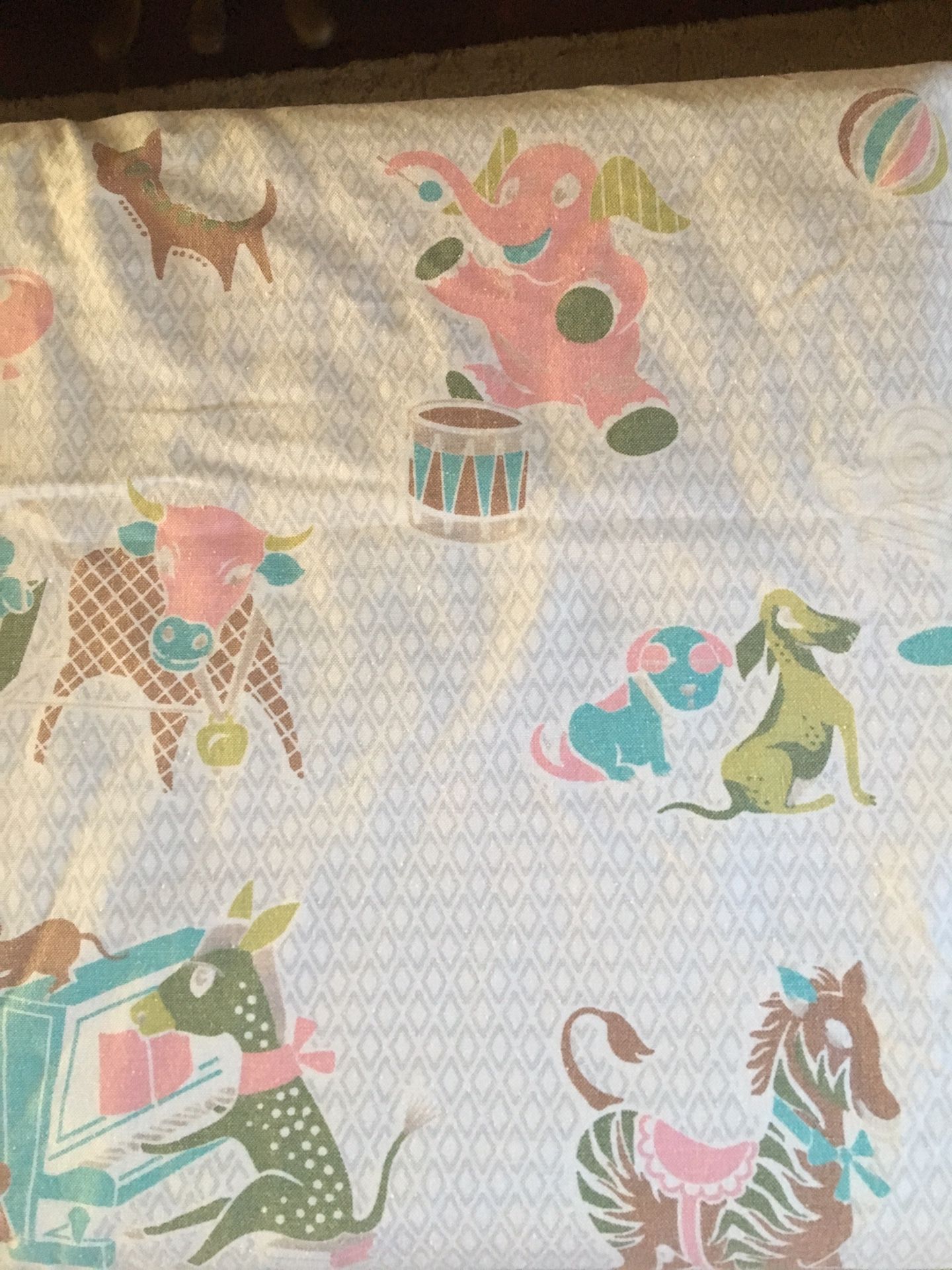 Vintage Baby Crib Sheets - Perfect for Nursery Curtains