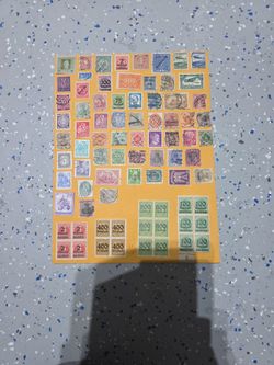 1 Sheet Good Value Old Germnay Stamps Lot TM 1122