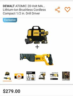 Dewalt dril driver kit y saw zall 20v