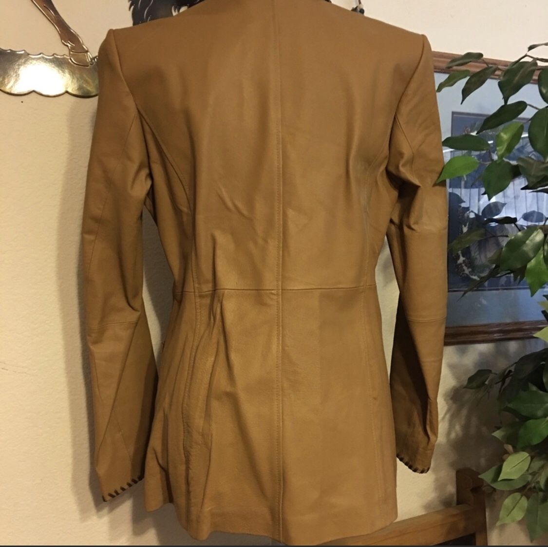Metro Style western style leather jacket NWOT 8