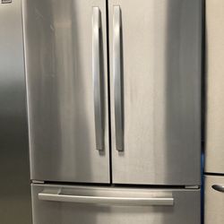 Whirlpool Refrigerator Three doors Stainless Steel 70 high by 36 Wide like new Works Perfectly Very Clean 1216 Hartford Turnpike Vernon CT