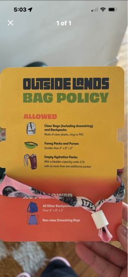 Outside Lands SUNDAY ONLY