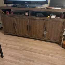 TV  Cabinet     64 Long   18 Deep 32  High  Perfect Condition 