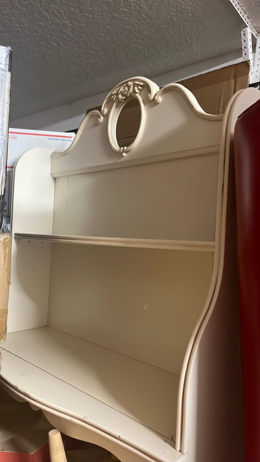 Free Hutch And Dresser 2 Piece Small With Floral Detail Ian’s Night Stand
