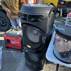 Edison Party Speaker With Mic 