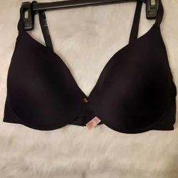 Black Juicy Couture Padded Bra With Gold Charm Size 42D