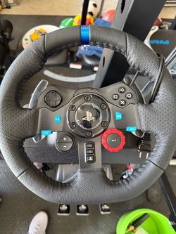 Logitech steering wheel and pedals