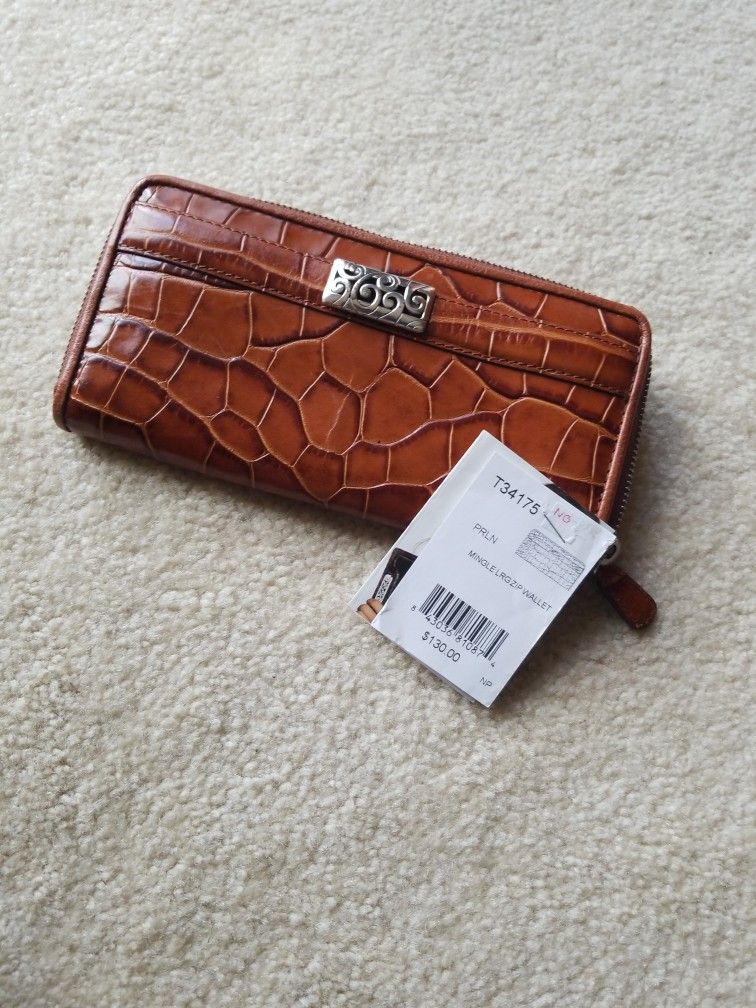 BrightonMINGLE LRGZIP WALLET 'NEW'