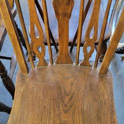Antique Chairs Wood. Hand Crafted. All 4