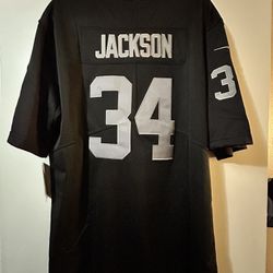 Raiders No Jackson Jersey 