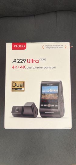 A229 Ultra 2ch  Dashcam