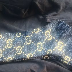 Gucci Socks Black And Gold
