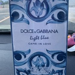 Dolce &Gabanna  light blue “Capri In Love