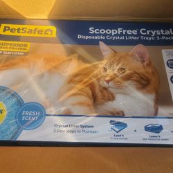 PetSafe ScoopFree Complete Disposable Crystal Litter Tray 3 pack