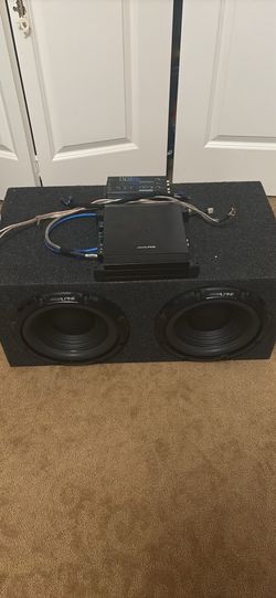 Alpine Twin 10” Subwoofer Setup with Amp + LC2i Pro