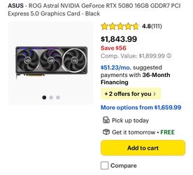 Astral RTX 5080
