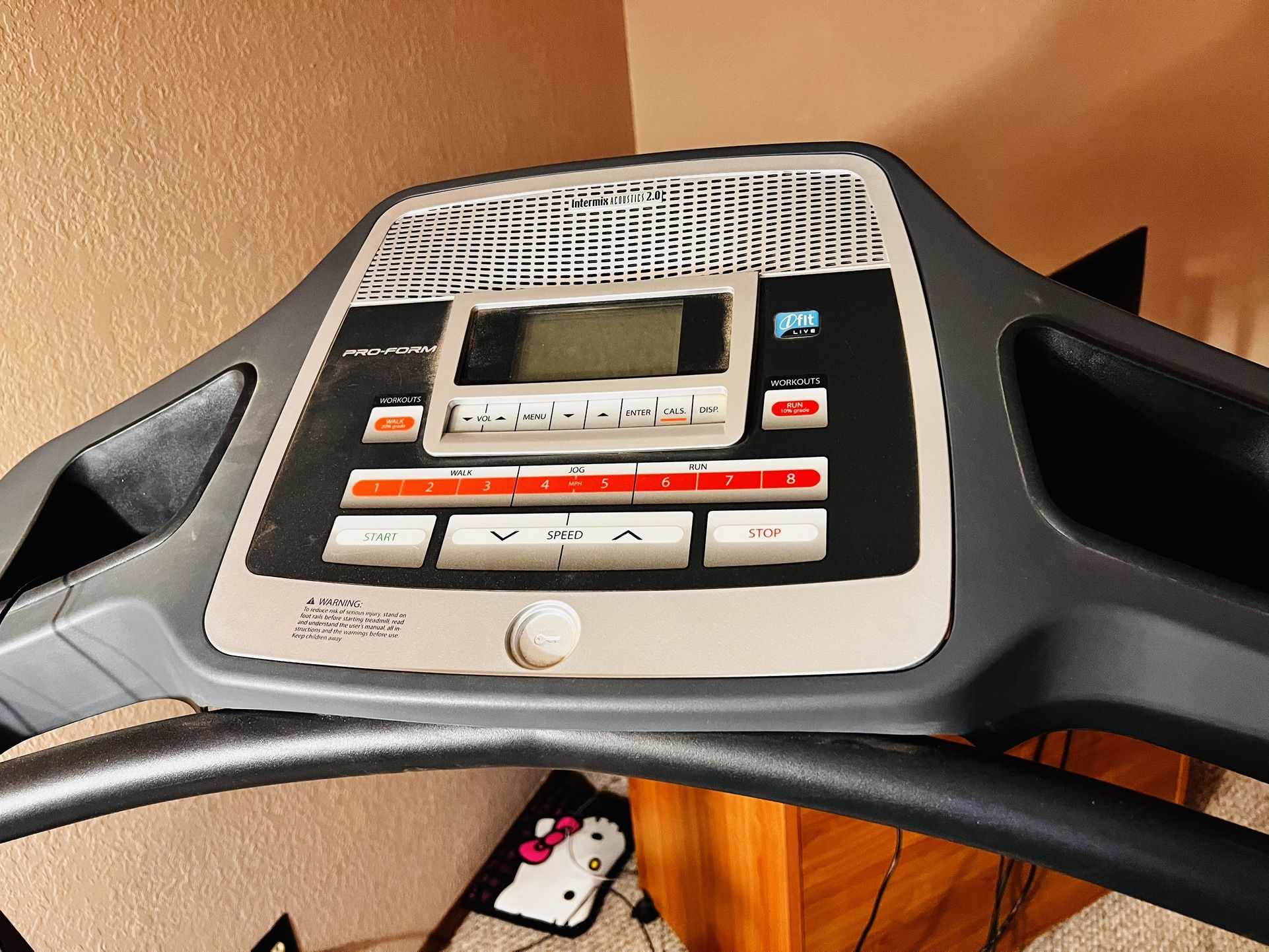Treadmill Exercise Proform Intermix Acoustics Treadmill Manual