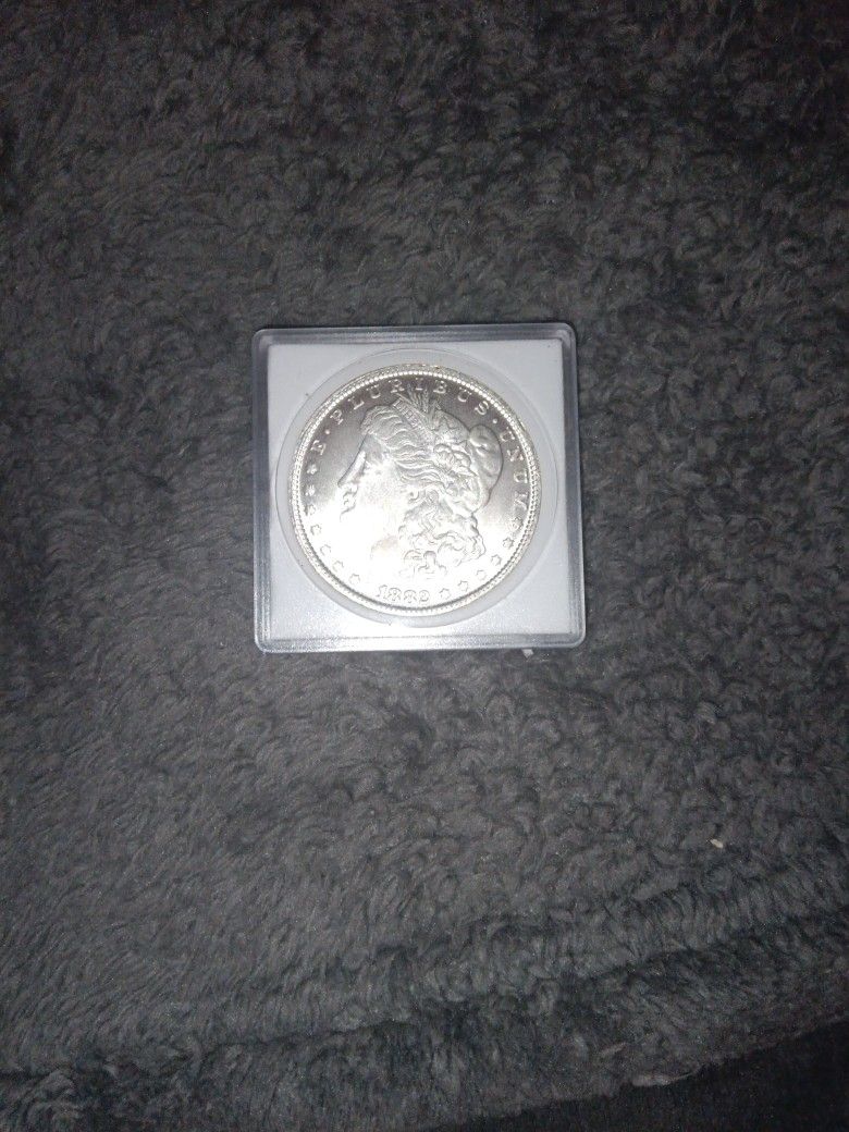 1882 S Morgan Silver Dollar 