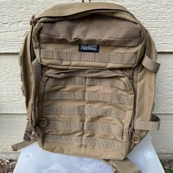 BRAND NEW: Midway Tactical Backpack (brown and black)