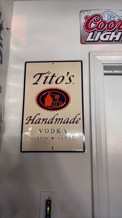 Tito's Handmade Vodka Metal Sign