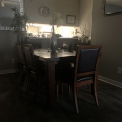 Table and 6 Chairs