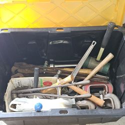 Box Of Antique Tools