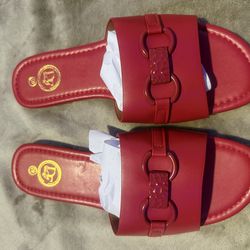 Red sandal