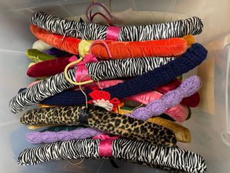 Vintage padded hangers