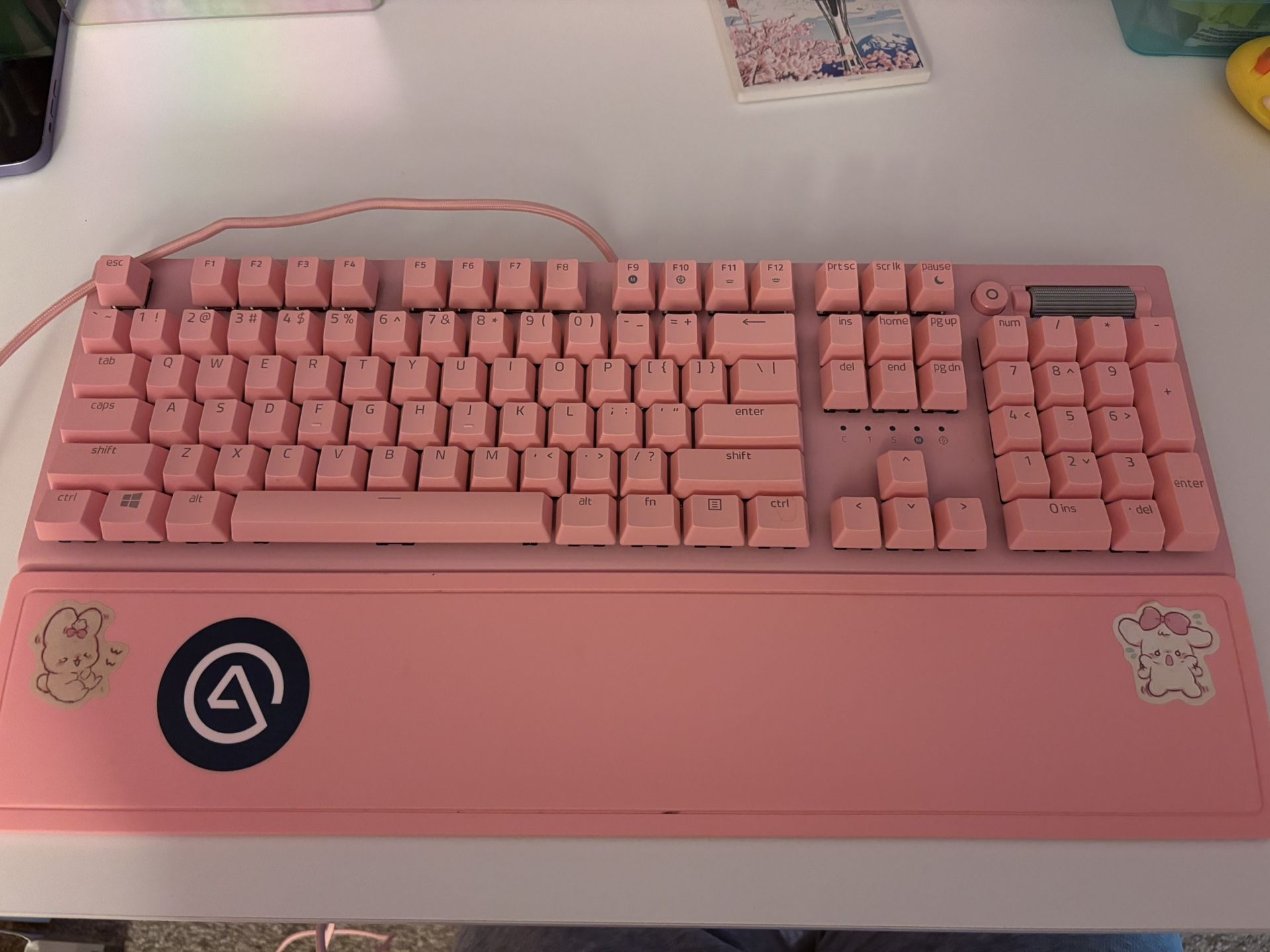Razer Quartz Keyboard Pink Color