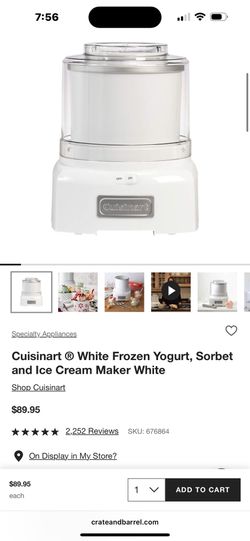 Ice Cream Maker Cuisinart