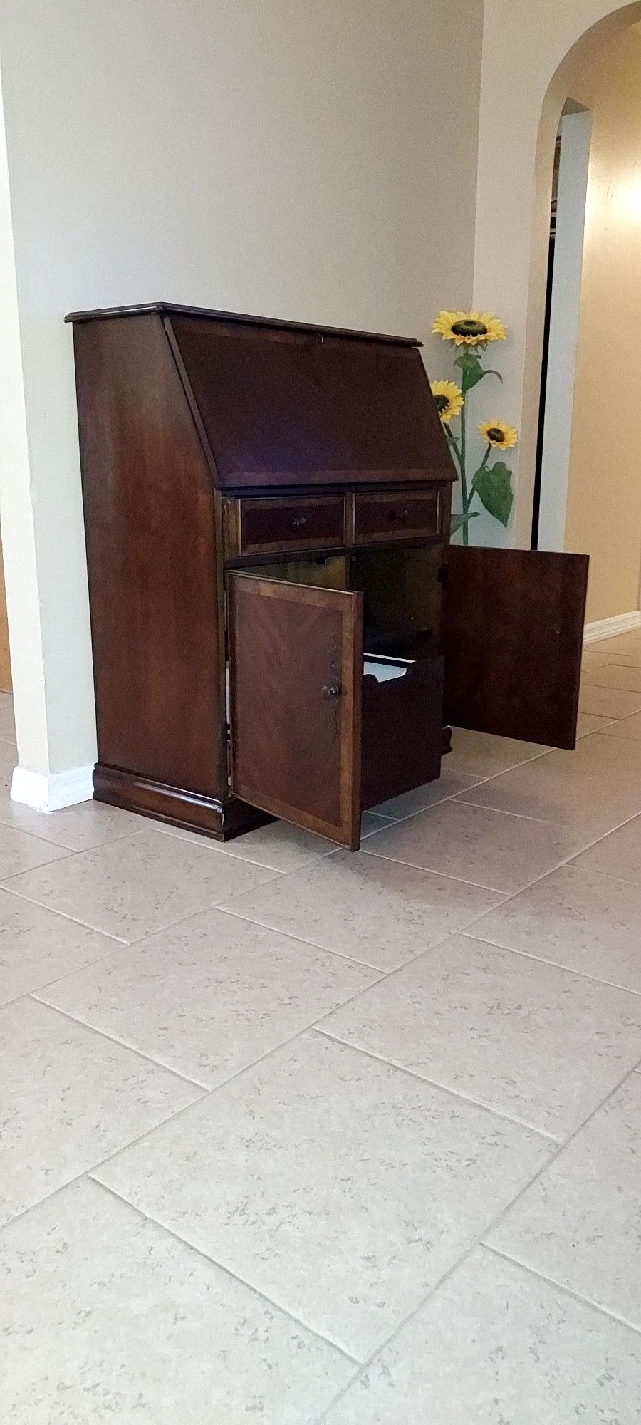 Secretary Desk Solid Wood $175